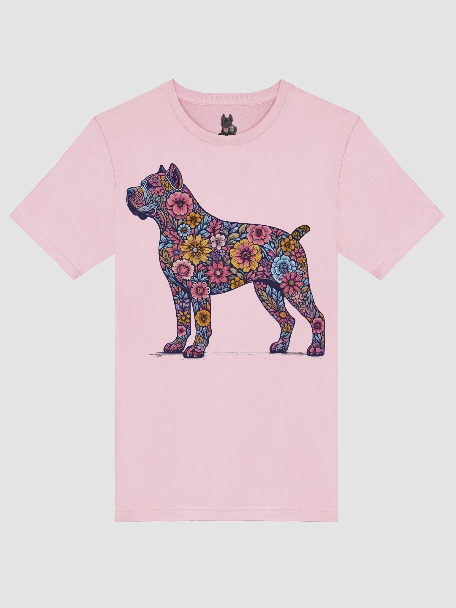 Unique Floral Dog T-Shirt for Cane Corso Fans product image (30)