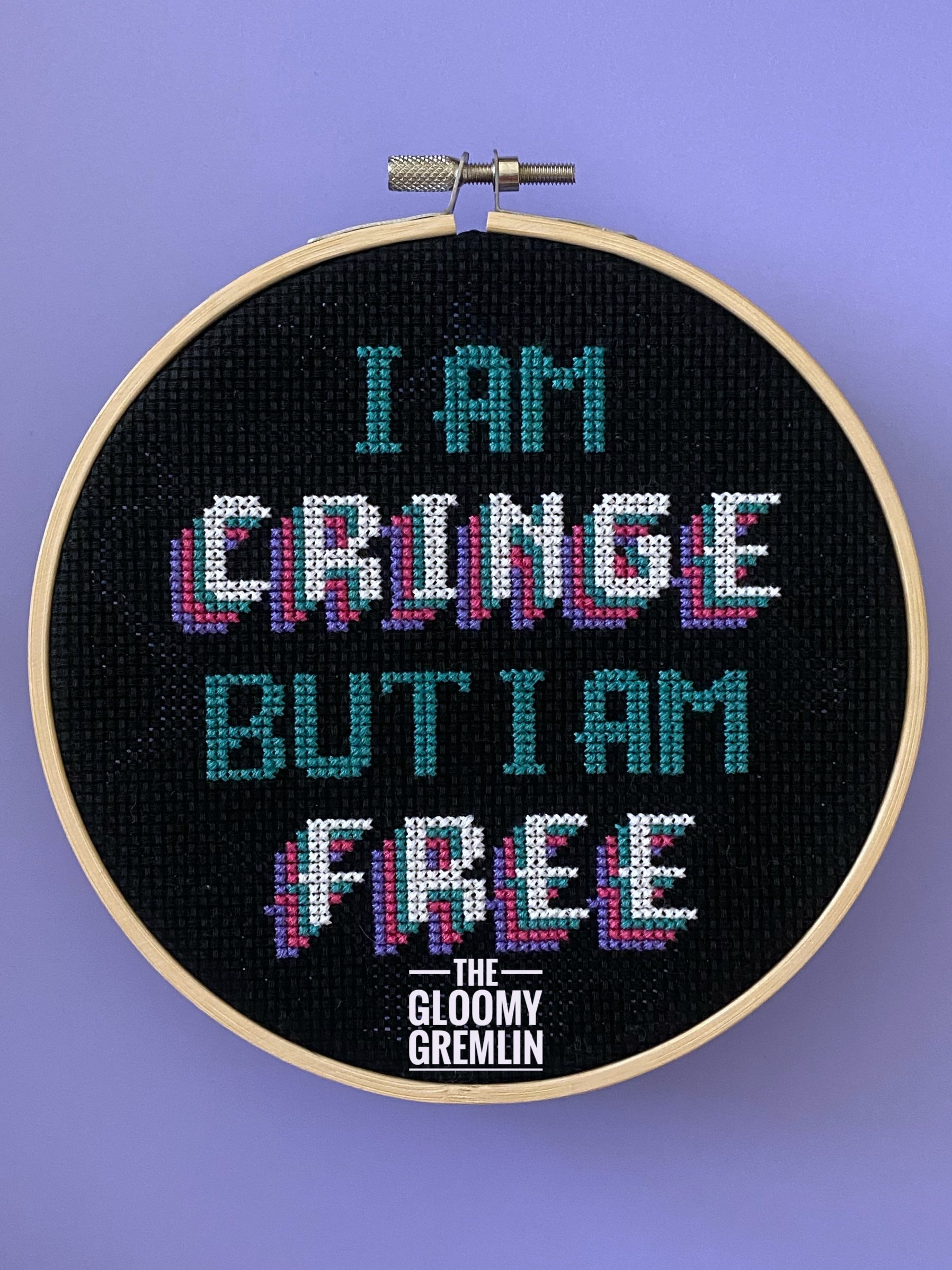 Cringe But Free - 6" Stitched Piece product image (1)