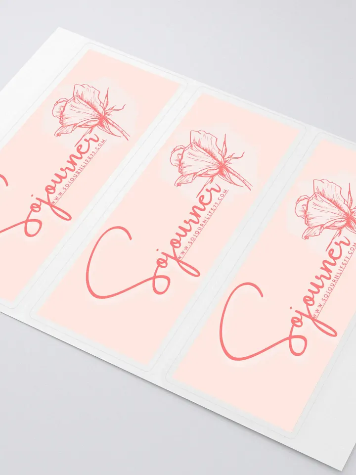 SOJOurner Flower - Kiss Cut Sticker Sheet with Background product image (2)