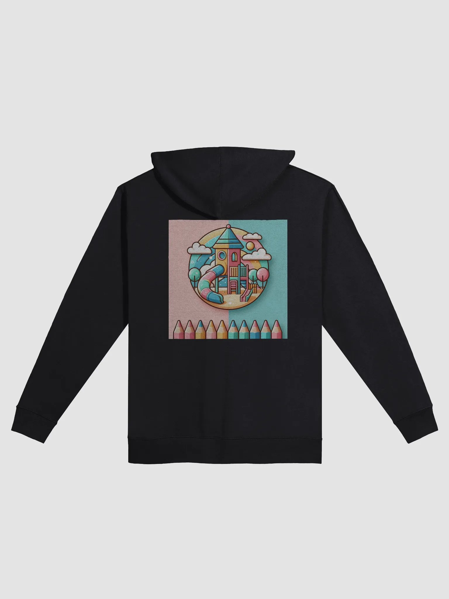 Playful Playground Circle Zip-Up Hoodie product image (7)