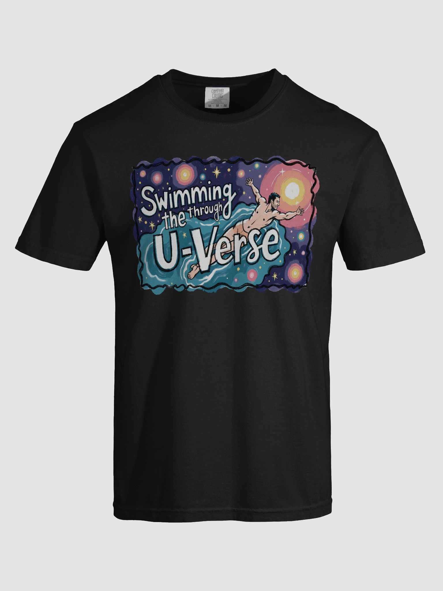 Stellar Journey: Swimming the U-Verse T-Shirt product image (81)