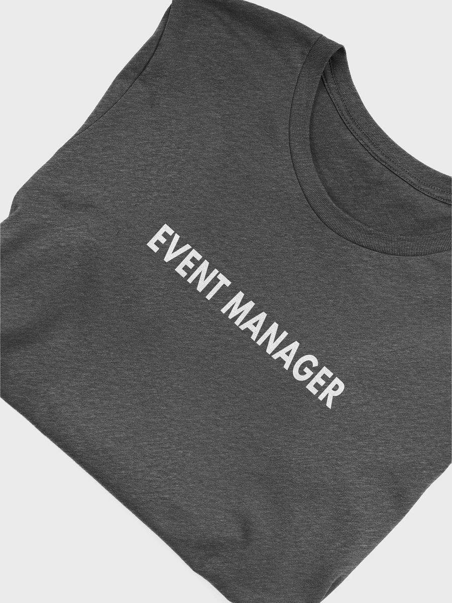 Event Manager - Unisex T-shirt Bella Canvas 3001 product image (15)
