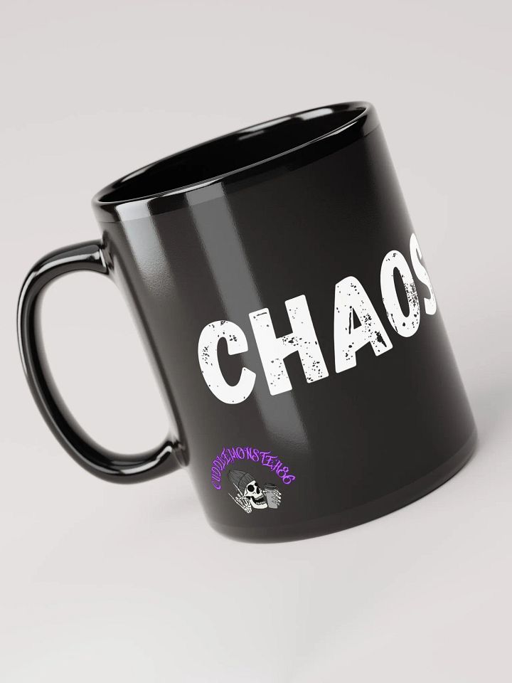 Chaos Crew Black Glossy Mug product image (1)