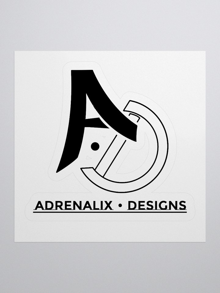 Adrenalix Designs logo and name stickers product image (2)