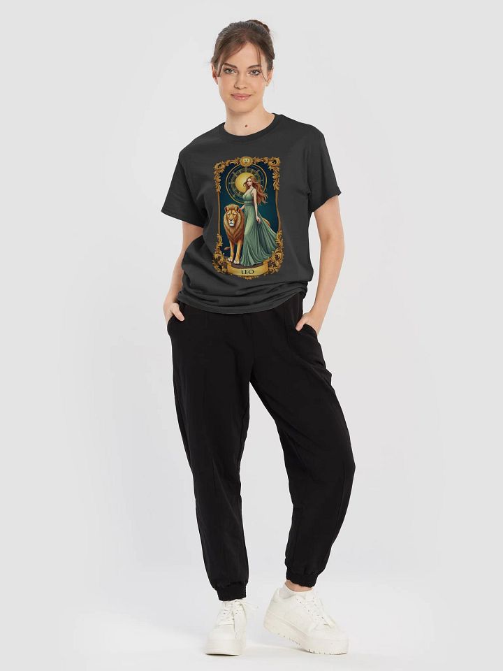Leo Zodiac Tarot Design - Majestic Lion and Goddess Aesthetic product image (2)