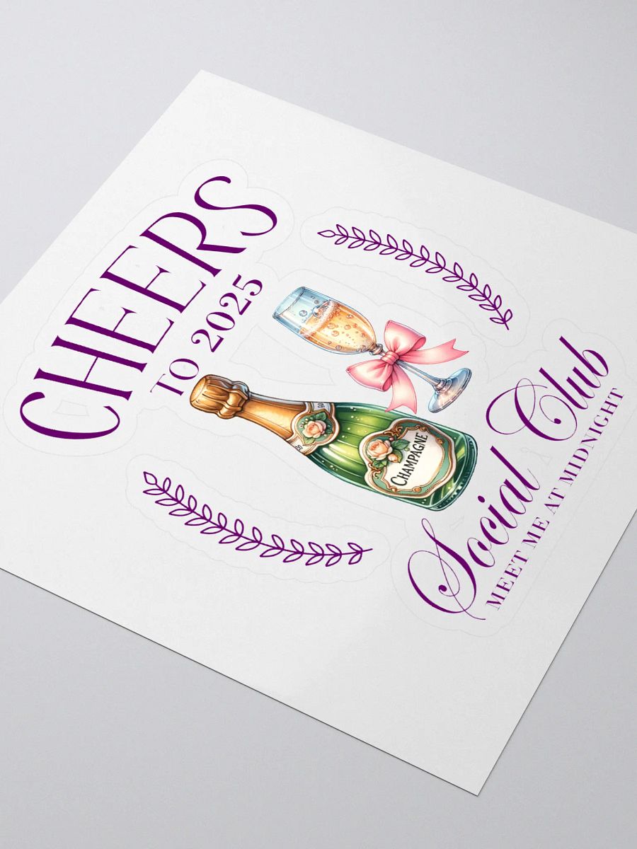 Cheers to 2025 Celebration Stickers product image (3)
