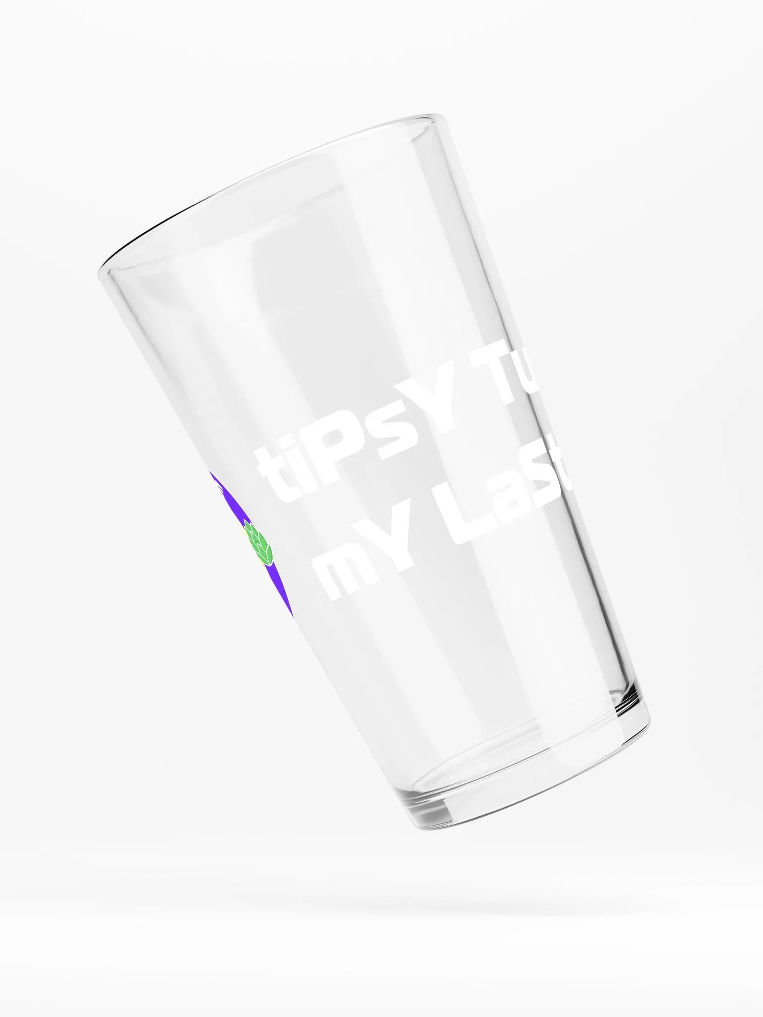 TiPsY TuNe ReAd My LaSt MeSsAgE Pint Glass product image (5)