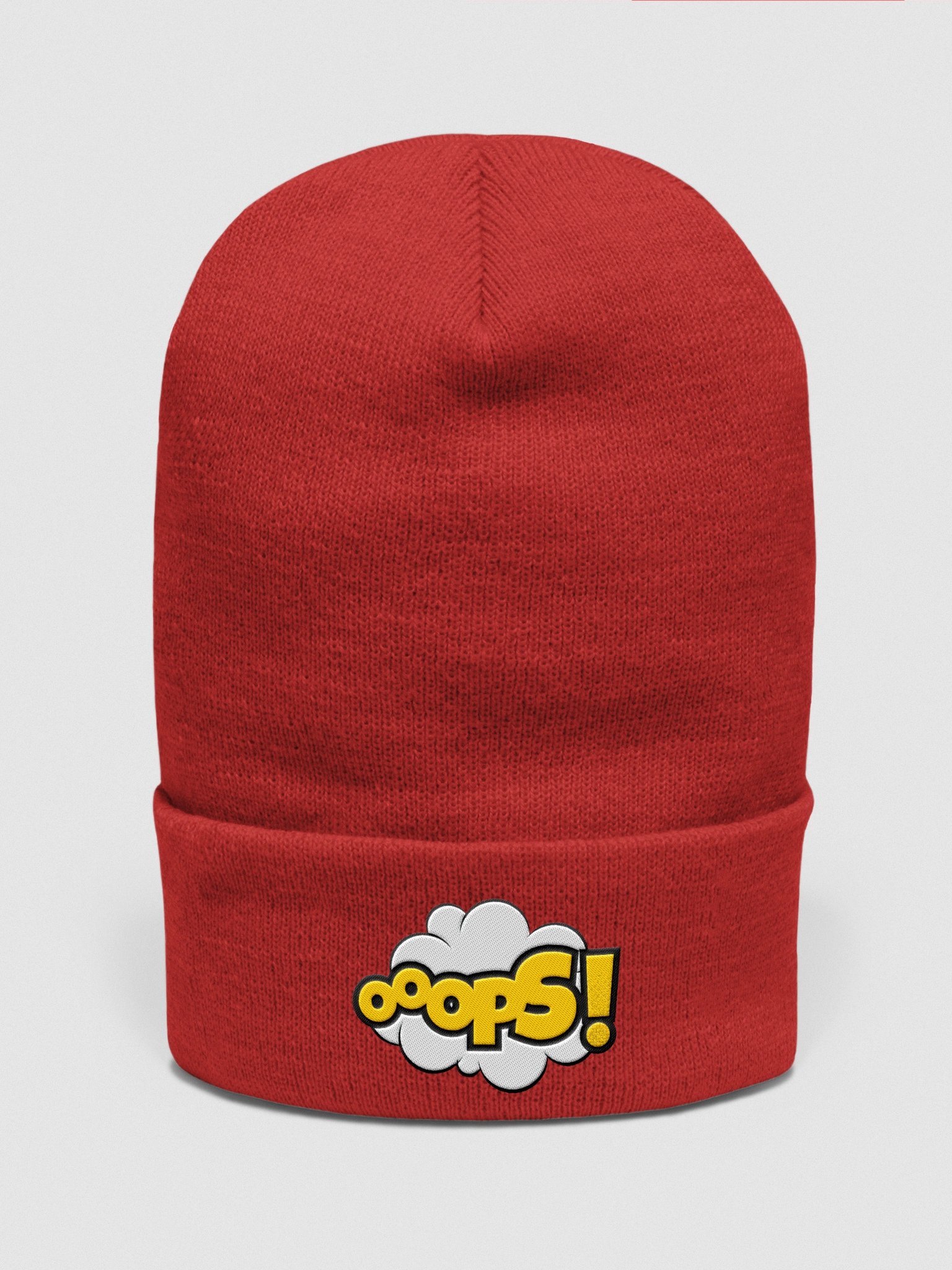 Oops! Cloud Cuffed Beanie product image (4)