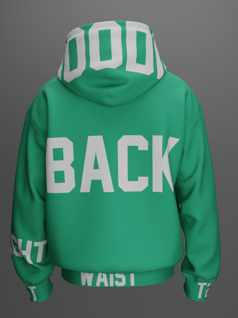 Hoodie with Zipper Mockup design Walking & 360 Animation 4k product image (4)