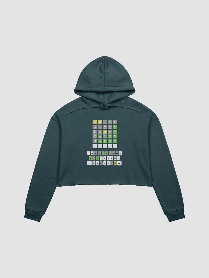 Wordle Cropped Hoodie product image (1)