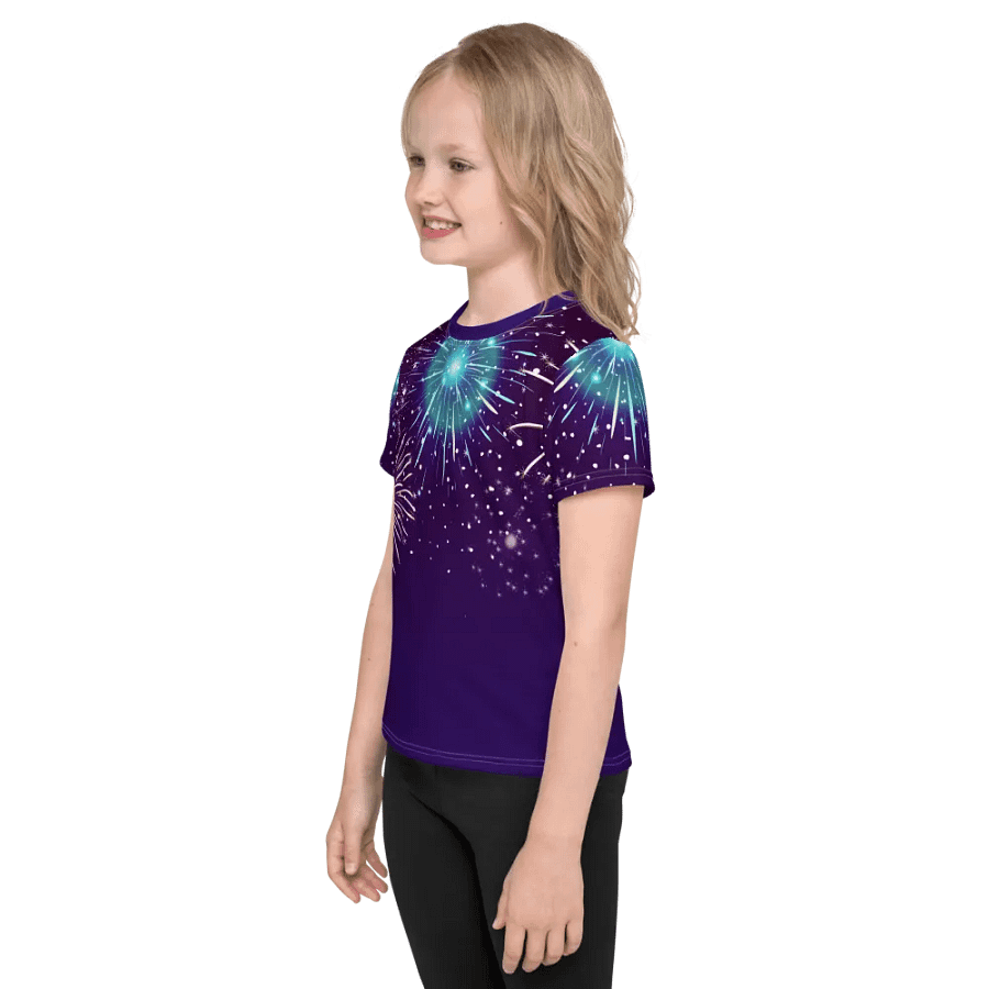 Festive Night Sky Kids T-Shirt product image (4)