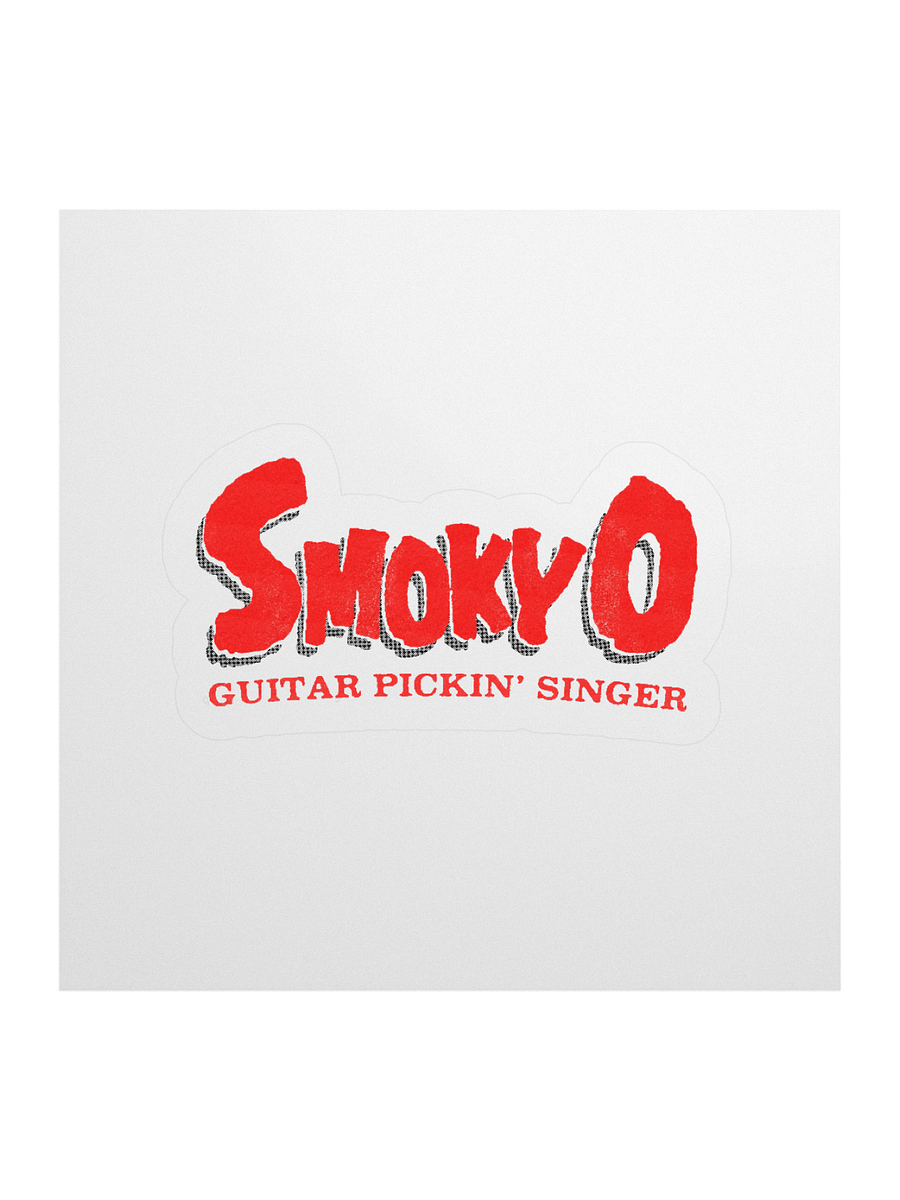 Guitar Pickin' Smoky O Kiss Cut Stickers product image (1)
