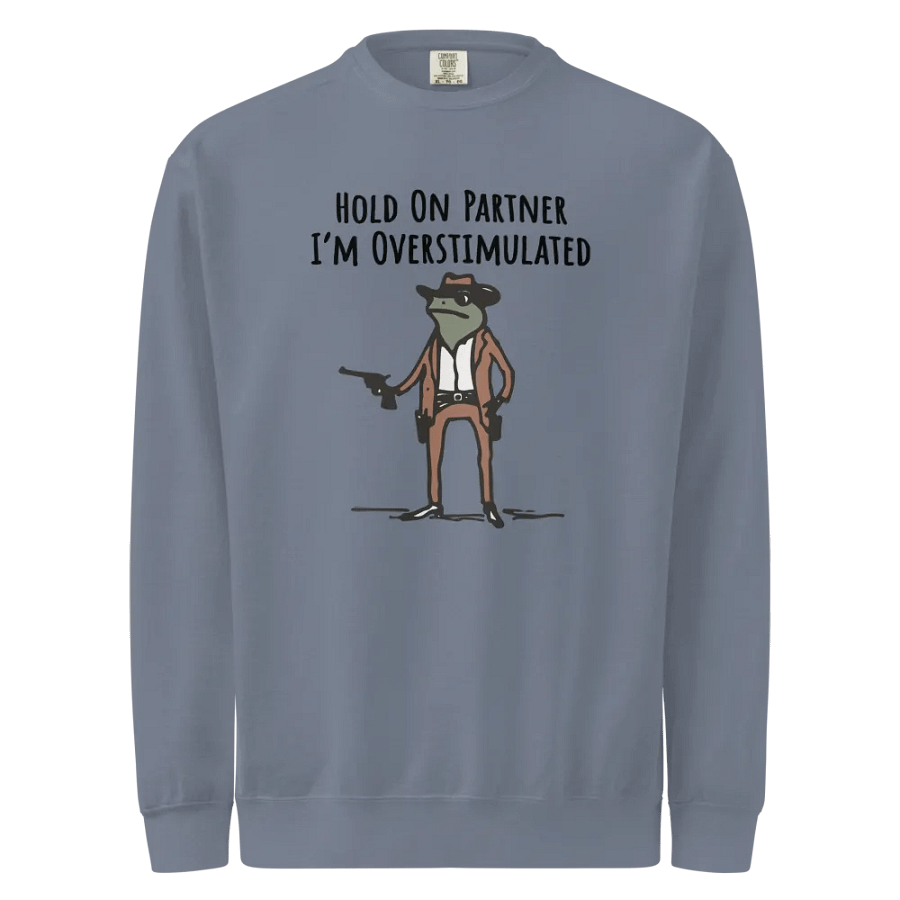 Noir Frog Sheriff Unisex Sweatshirt product image (6)
