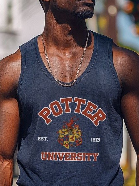 Potter University Collegiate Vintage Tank Top Varsity Style product image (1)