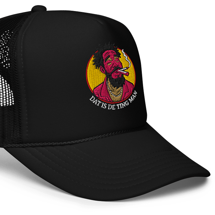 Dat Is De Ting Man Flamingo Color Design Trucker Hat product image (2)