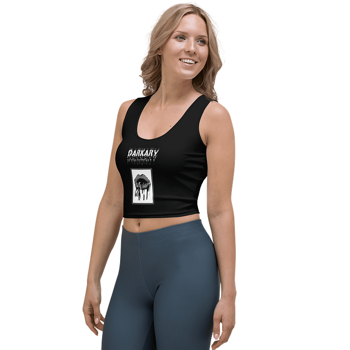 DARKARY Mouth Black Crop Top product image (2)