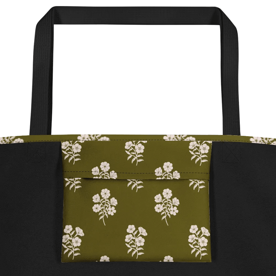 Alpine Cascade - Green and Cream - Tote Bag product image (5)