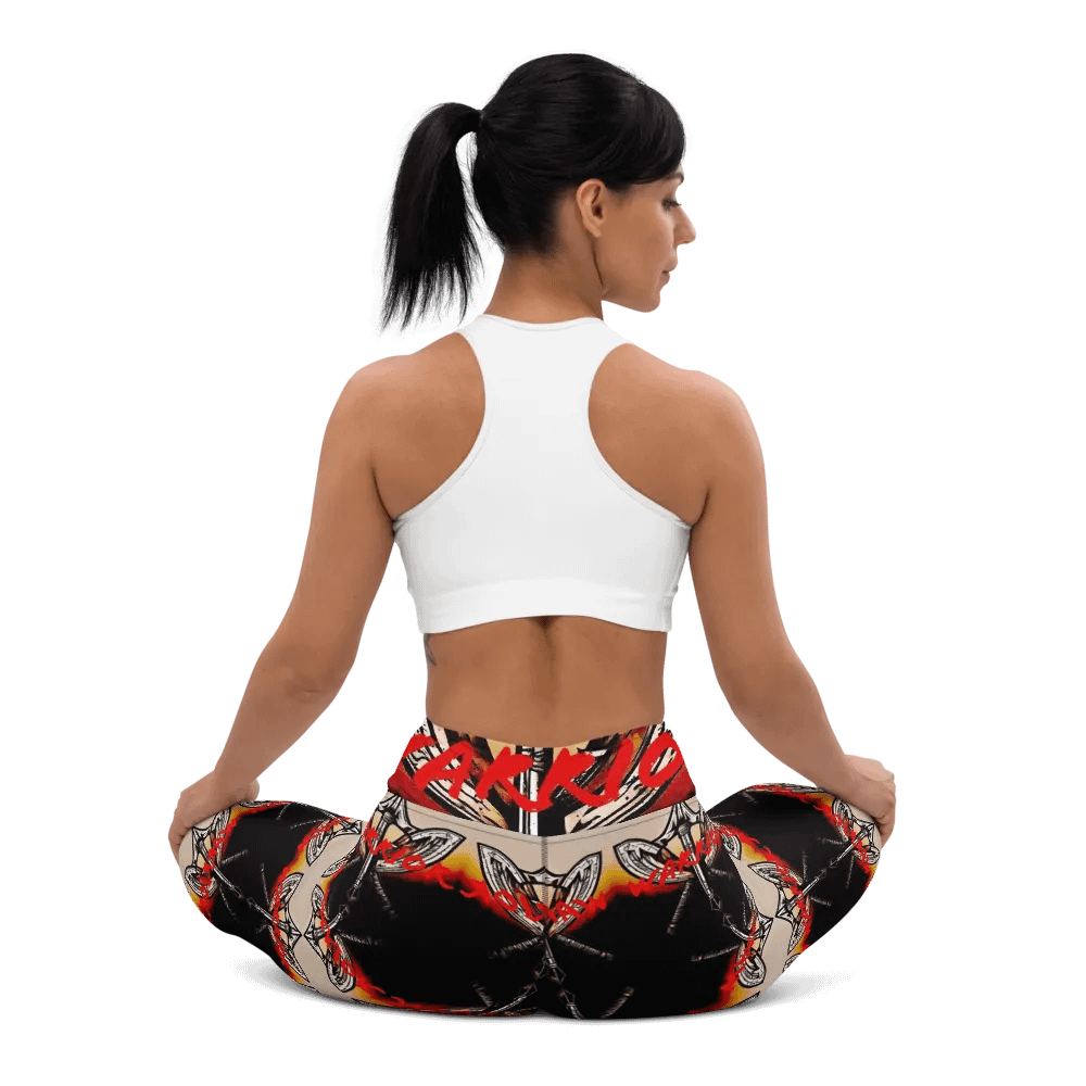 Symmetrical Moth All-Over Yoga Leggings product image (12)