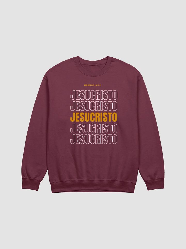 Sudadera Unisex Cuello Redondo | Hechos 4:12 Jesucristo product image (17)