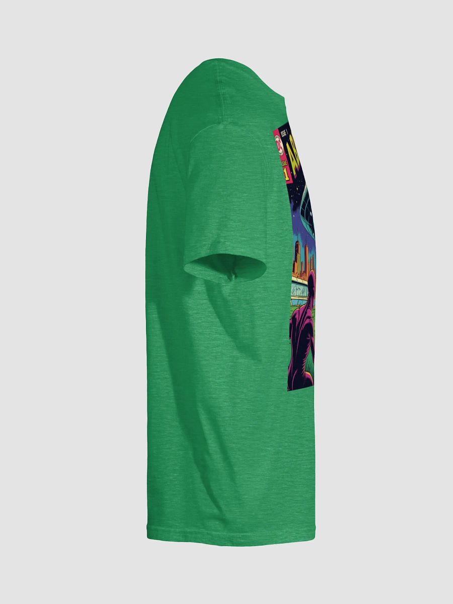 1970s Sci-Fi Comic T-Shirt – Retro Alien Abduction Art product image (69)