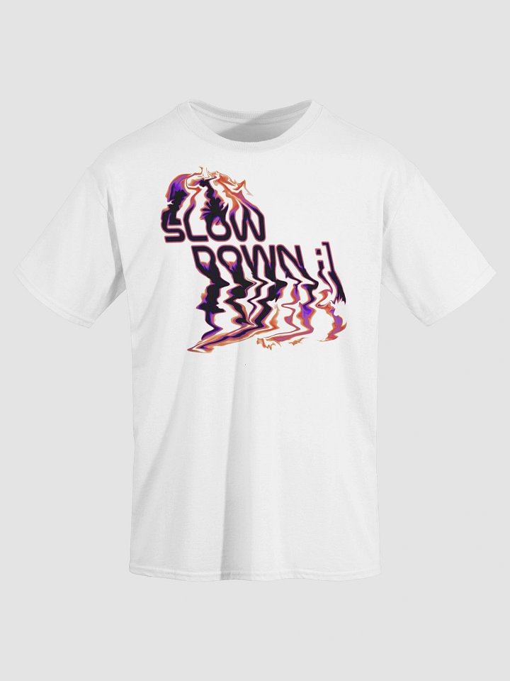 'Slow Down' Distorted T-Shirt product image (1)
