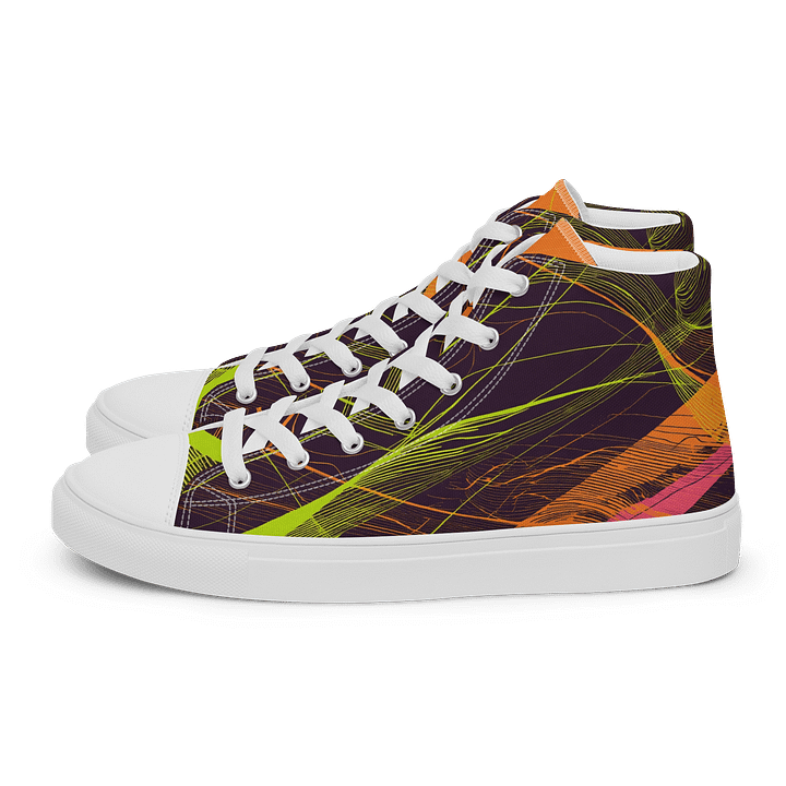 Retro Flow Women's High Tops product image (1)