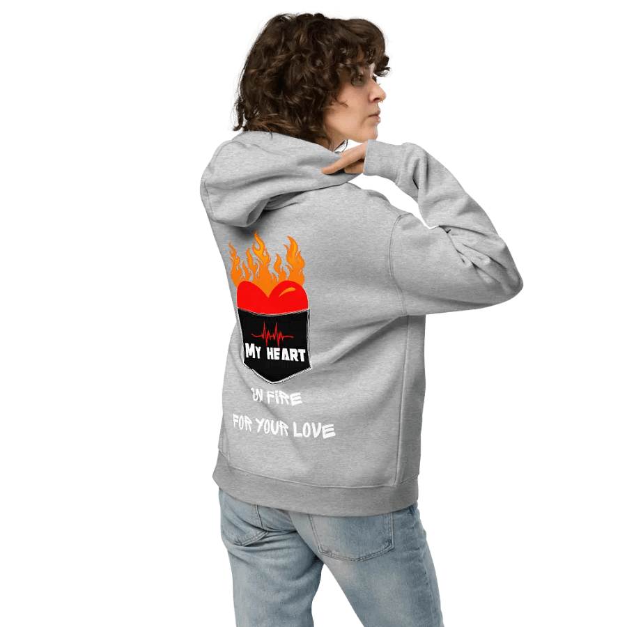 My heart on fire for your love unisex hoodie product image (11)