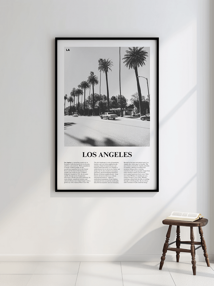 Los Angeles 05 Newspaper Poster product image (2)
