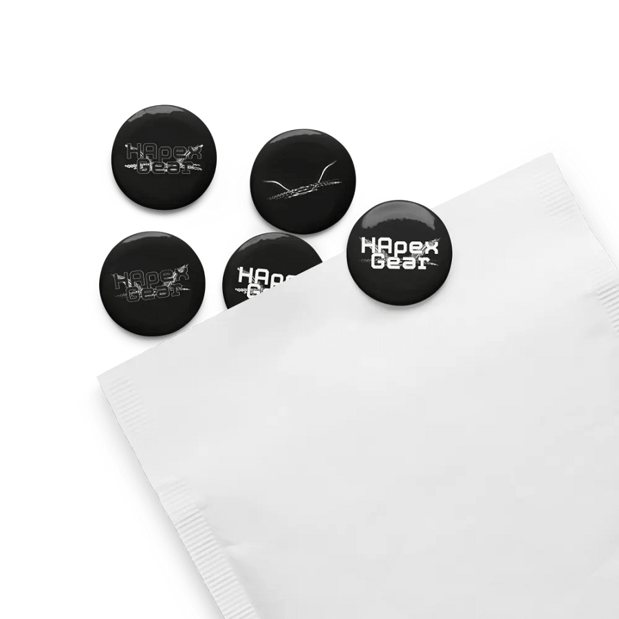HApex Gear Print Logo - Set of Pin Buttons product image (13)