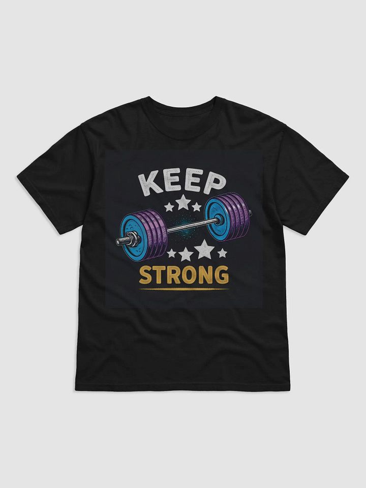 Keep Strong Barbell Stars T-Shirt product image (10)