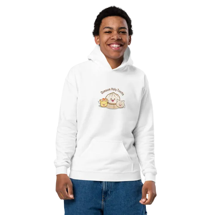Dimsum Holy Trinity Kids Hoodie - White product image (2)