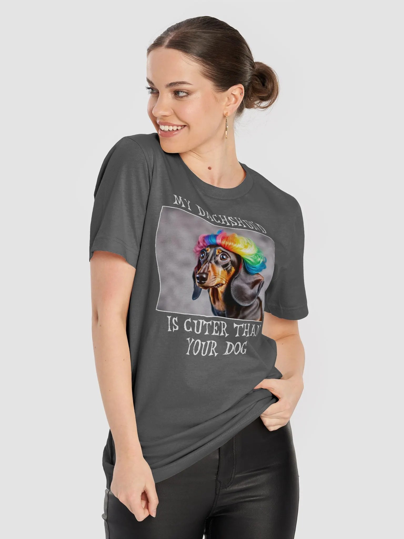 Cute Dachshund Premium T-shirt product image (8)