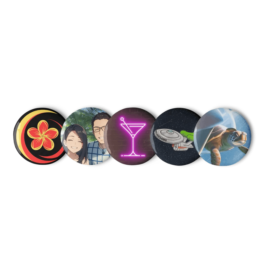 Warp Drive Five Button Set #2 product image (3)