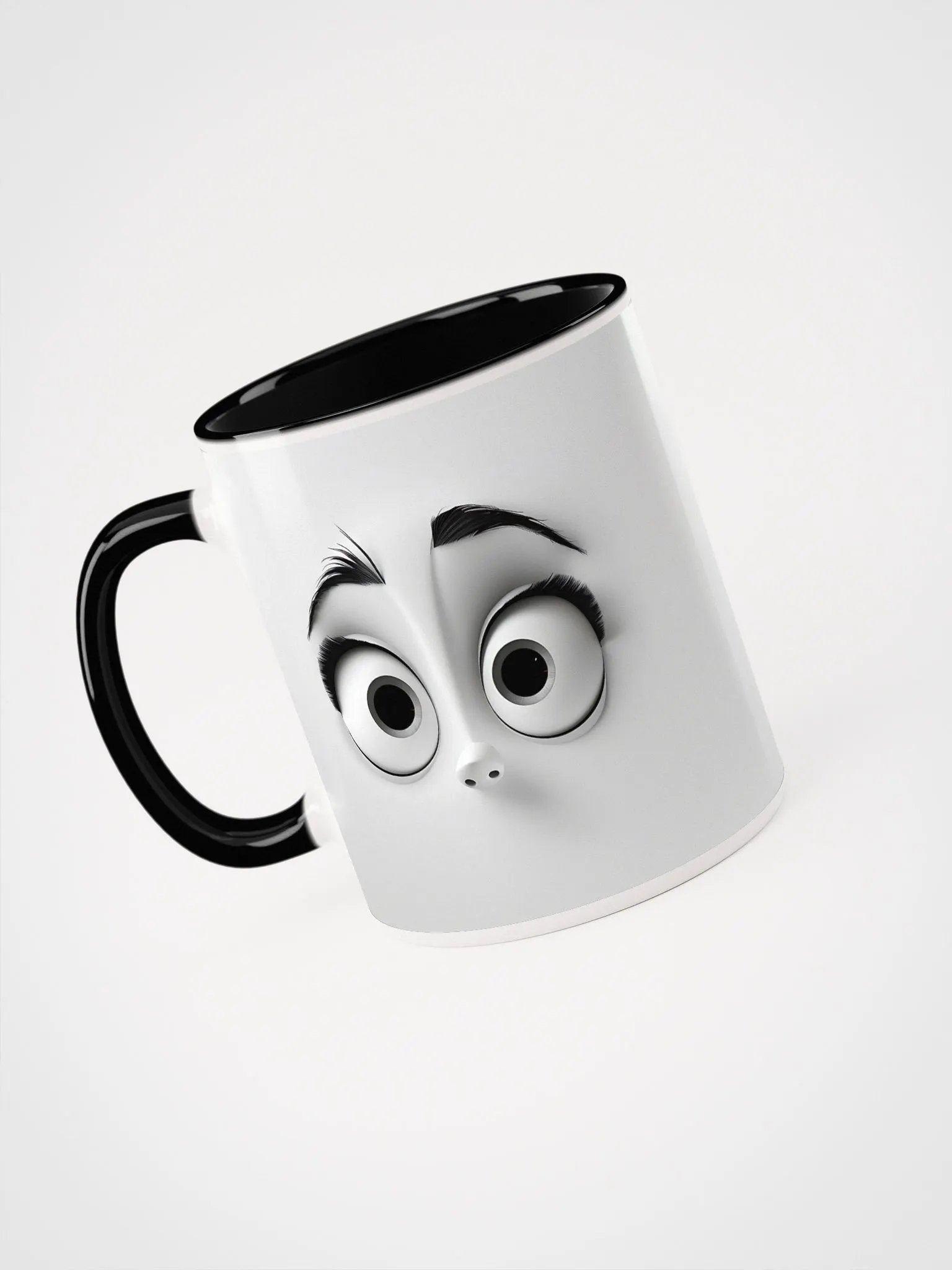 3D Whimsical Woman Mug: Start Your Day with a Smile! product image (5)
