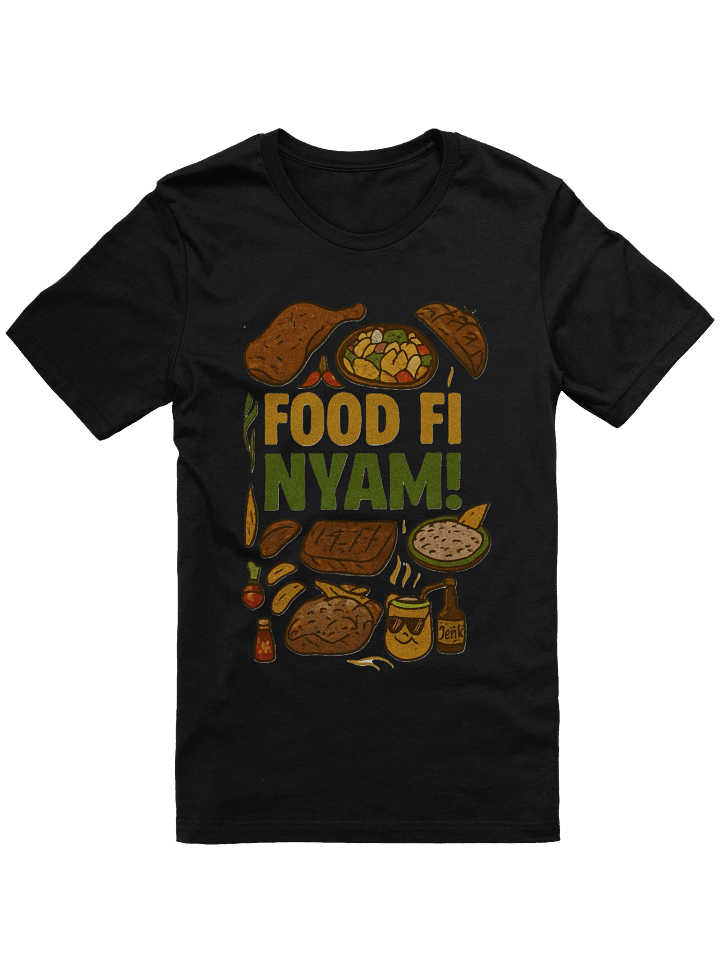 FOOD FI NYAM! Illustrated T-Shirt product image (2)