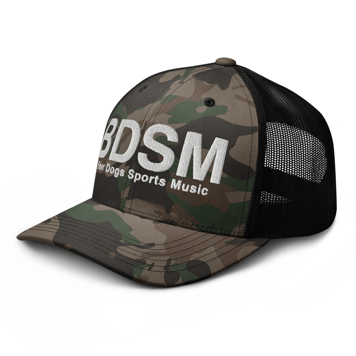 Beer Dogs Sports Music Camo Hat product image (2)