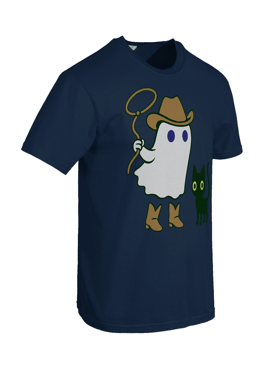 Spooky Cowboy Ghost and Cat T-Shirt product image (61)
