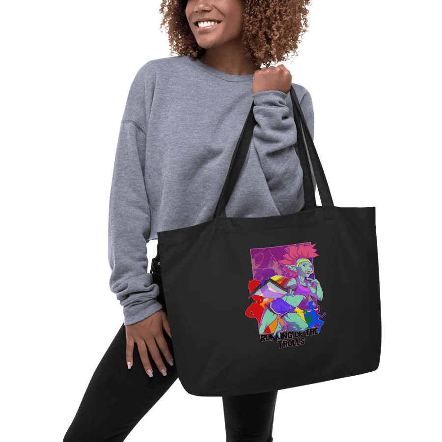 Troll Racer Large Eco Tote - By Eggu product image (6)