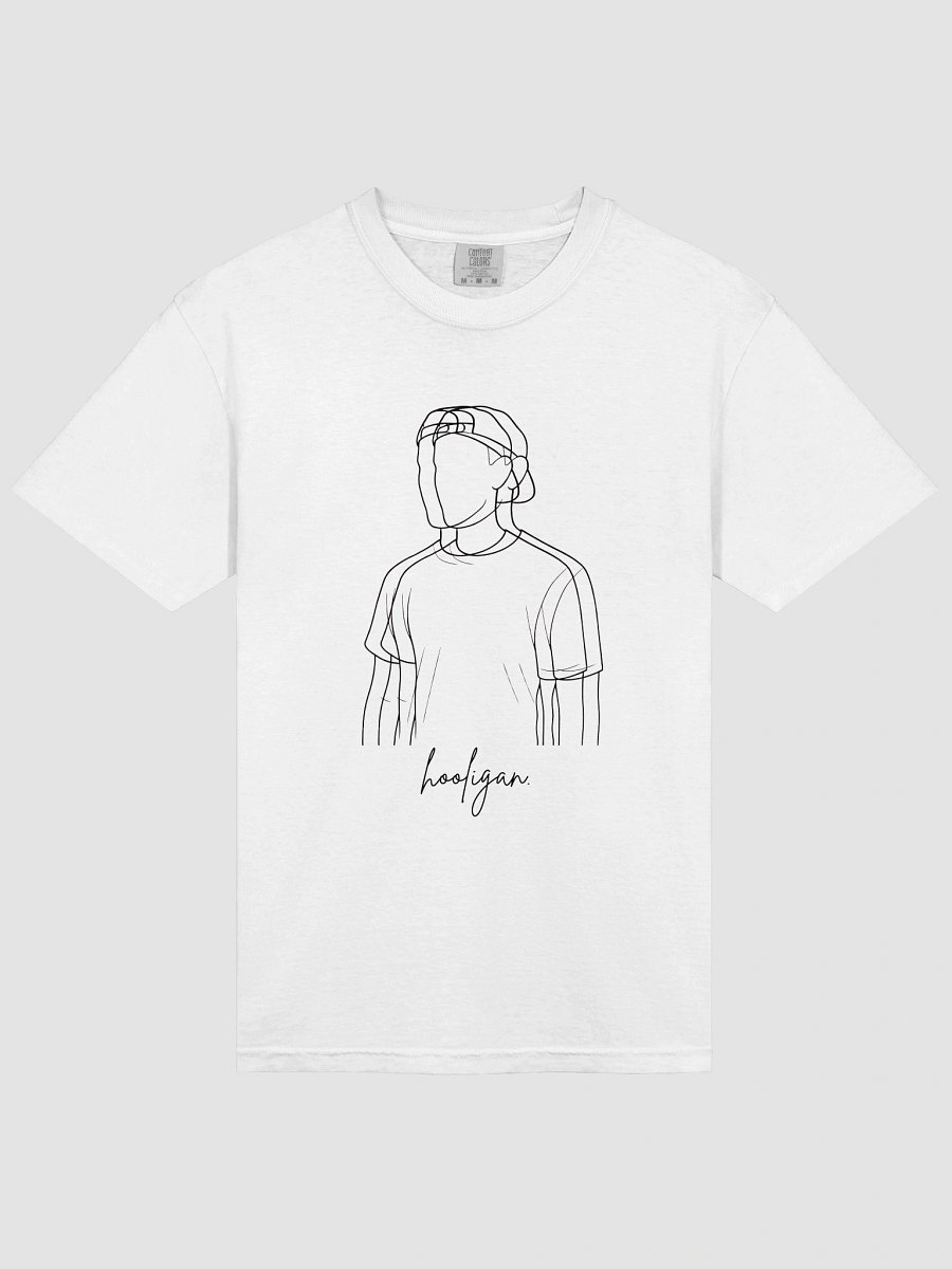 Hooligan Black Outline T product image (31)