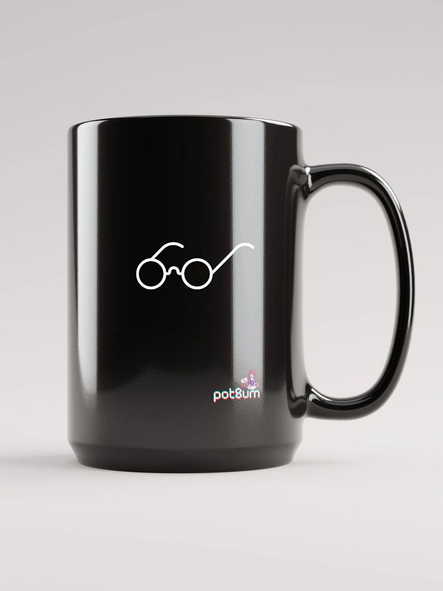 I'M NEARSIGHTED, RICHARD black glossy mug product image (5)