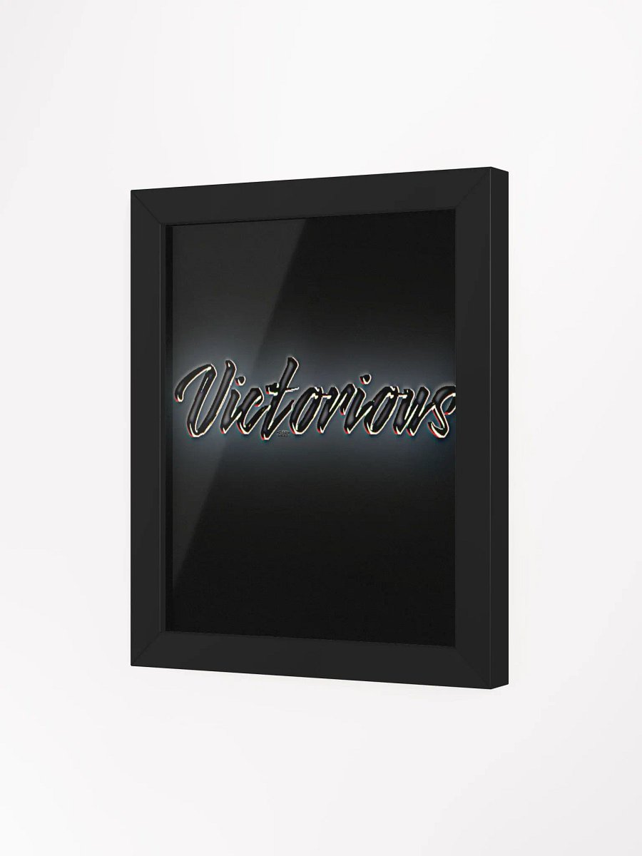 Victorious - Framed - Black - High-Quality Poster product image (3)