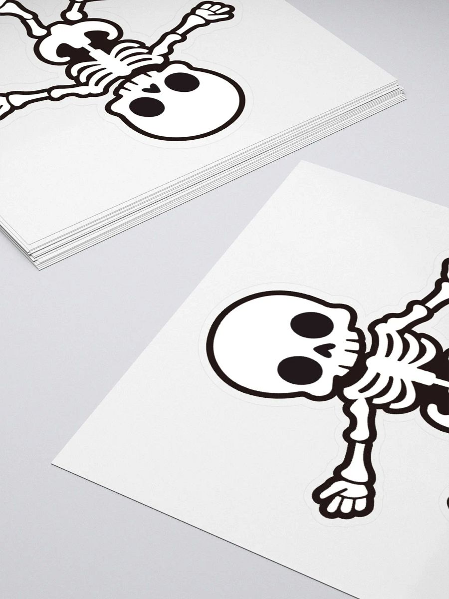 Dancing Skeleton Kiss Cut Stickers product image (4)