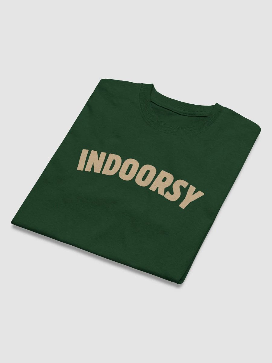 Indoorsy T-Shirt (Tan Text) product image (5)