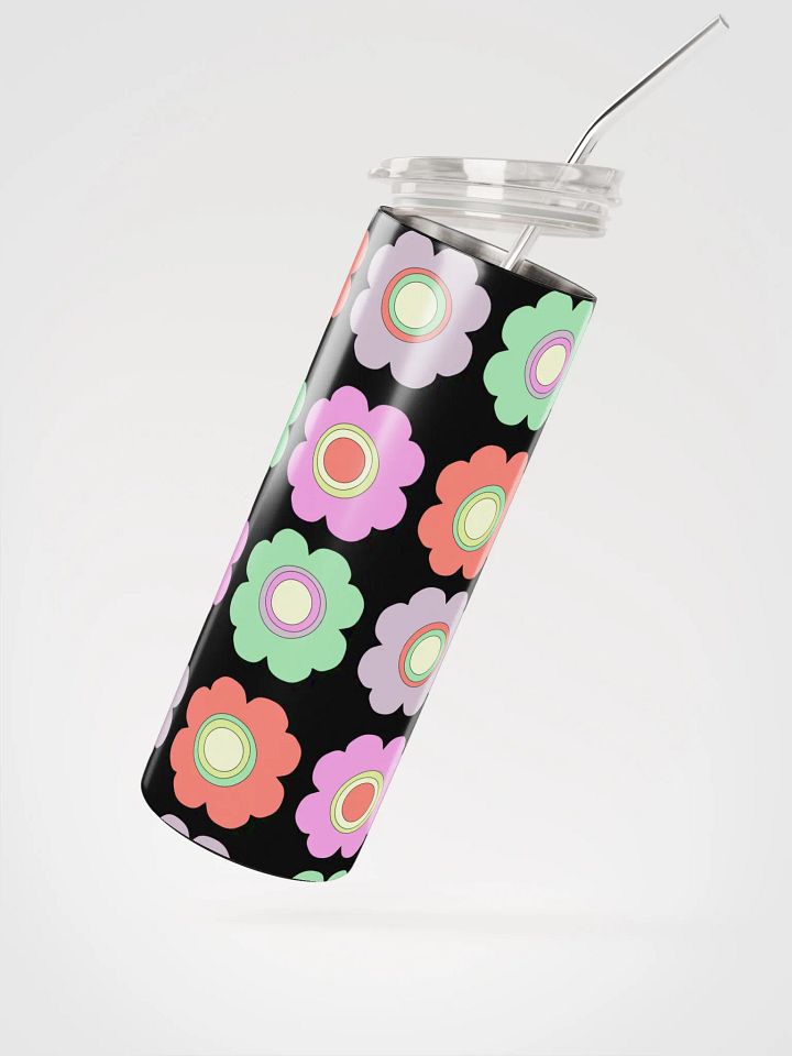 20 oz Stainless Steel Thermos cup, leak proof cup lid, Blossom Delight Tumbler Mug Flasks product image (2)