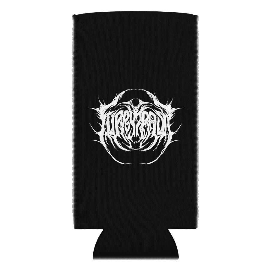 Metal Logo Koozie - White Print product image (2)