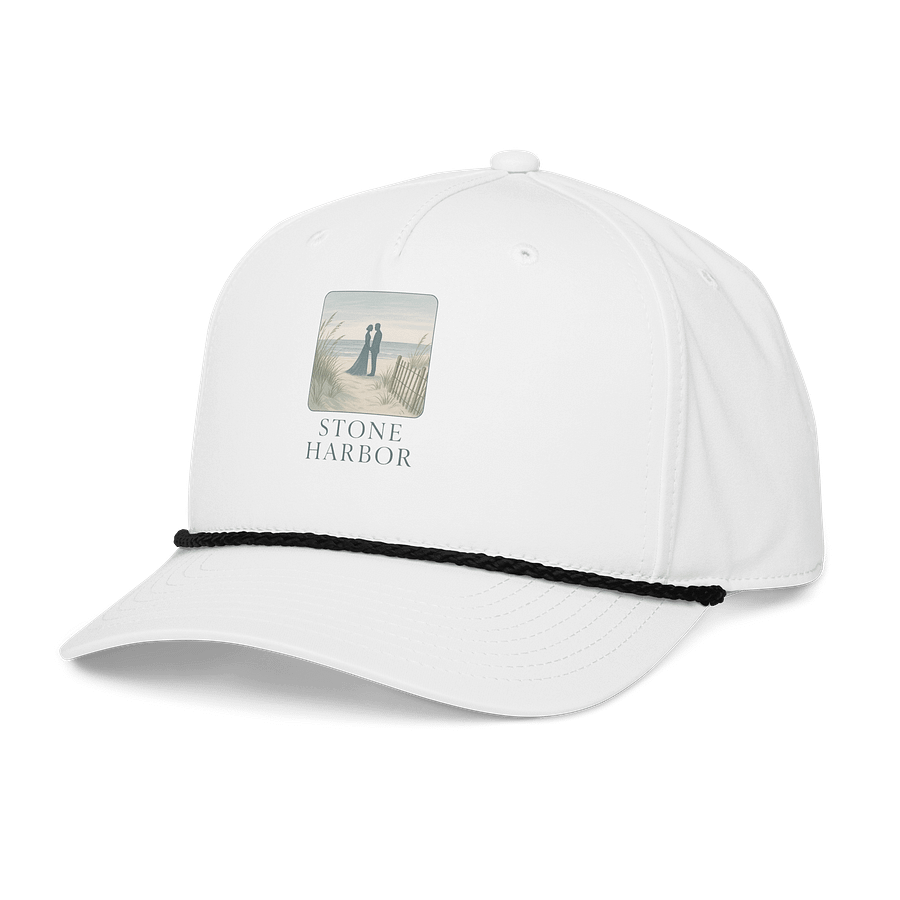 Stone Harbor NJ 5-Panel Classic Rope Wedding Cap product image (3)