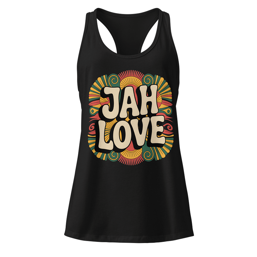 JAH LOVE Racerback Tank product image (1)