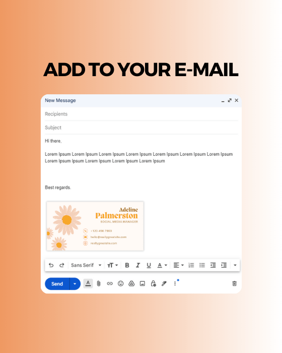 Gmail Email Signature Template product image (3)