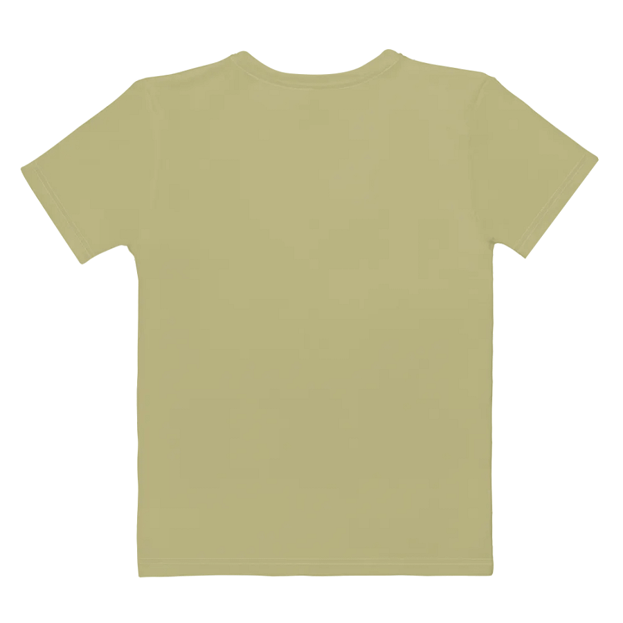 Plain Medium Yellow True Summer Women's Crewneck Polyester Heavyweight Premium T-Shirt by Treasure Pie product image (9)