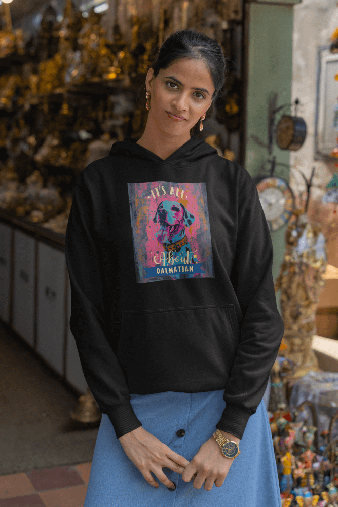 It's All About Dalmatian Premium Pullover Hoodie by Lane Seven product image (2)